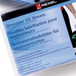 Confezione da 20 fogli lubrificanti Rexel