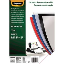 Pack de 50 portadas PP transparente 650 micras