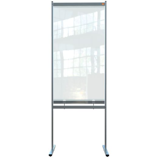 Premium Plus 780 x 2060 mm transparente freistehende Raumteiler