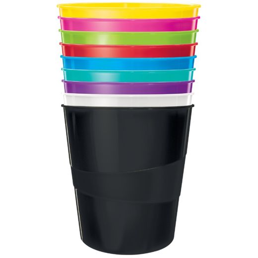 Poubelle Leitz WOW. Capacité 15 litres, rouge