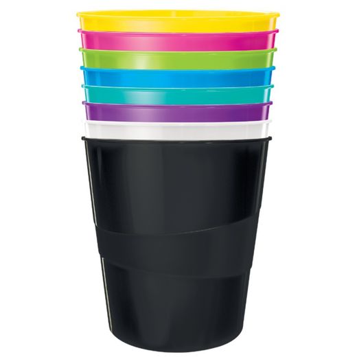 Papelera Leitz WOW. Capacidad 15 litros, verde