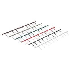 GBC-kammen 10 tanden 25 mm (1") (doos 100), wit