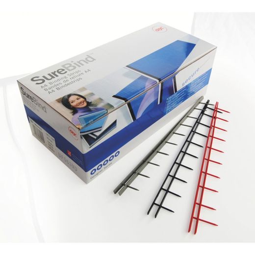 GBC Combs 10 zębów 50mm (2") (opakowanie 100), czarne