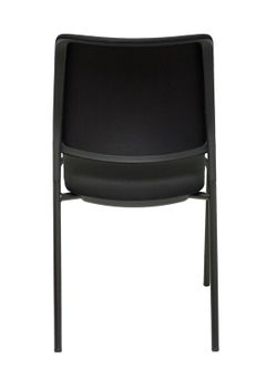 PIQUERAS Y CRESPO. Pack de 4 sillas To-sync meet. Pack de sillas confidentes ergonómicas, apilables, multiusos y estructura en color negro  Asiento y respaldo tapizados en tejido focus color negro