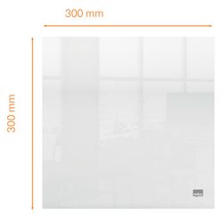 Akrylskiva eller väggskiva NOBO, 300X300 mm, transparent