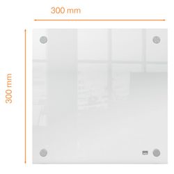 NOBO Acryl-Wandtafel, 300x300mm, transparent