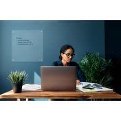 NOBO Acryl-Wandtafel, 300x300mm, transparent
