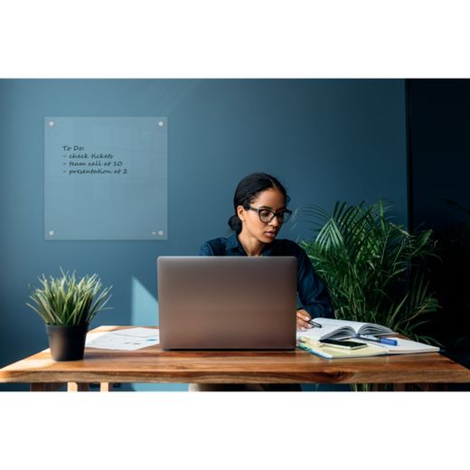 NOBO Acryl-Wandtafel, 300x300mm, transparent