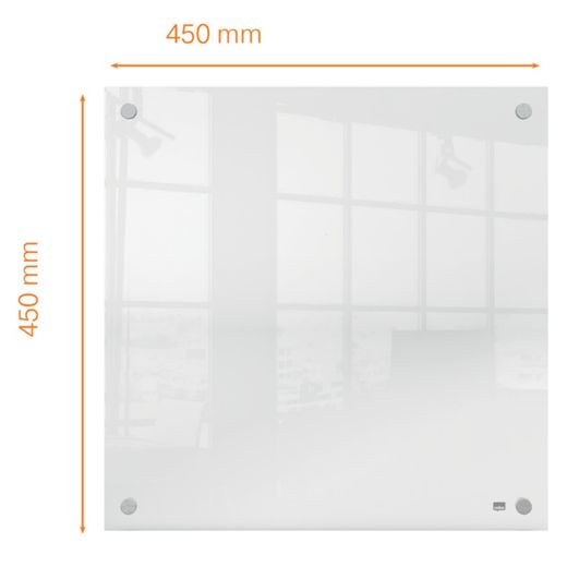 Akrylowa płyta ścienna NOBO, 450x450mm, przezroczysta