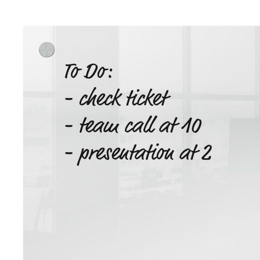 Akrylowa płyta ścienna NOBO, 450x450mm, przezroczysta