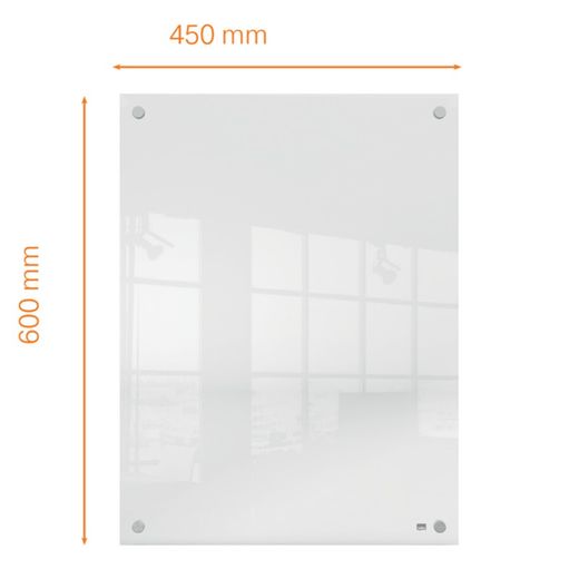 NOBO Acrylwandtafel, 600x450mm, transparent