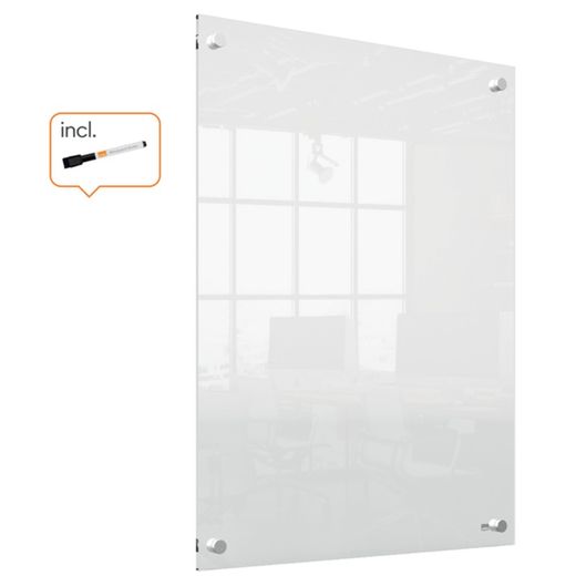 NOBO Acrylwandtafel, 600x450mm, transparent