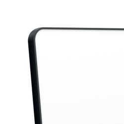 Removable and portable whiteboard 1800 x 900 mm - black frame