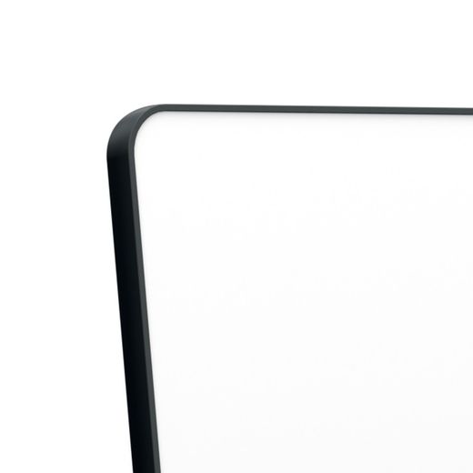 Removable and portable whiteboard 1800 x 900 mm - black frame