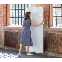 Removable and portable whiteboard 1800 x 900 mm - black frame