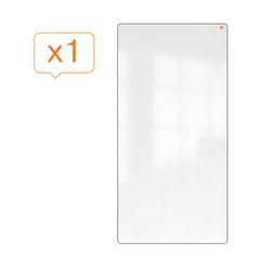 Removable and portable whiteboard 1800 x 900 mm - black frame