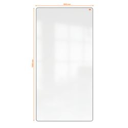 Removable and portable whiteboard 1800 x 900 mm - black frame