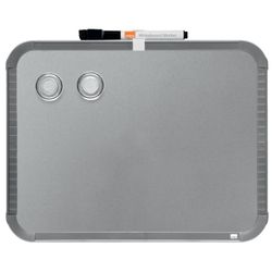 Tablica suchościeralna NOBO home line stal 22x28 cm, srebrna