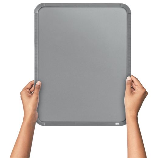 NOBO Steel Dry Erase Whiteboard Haushaltslinie 28x36 cm, silber
