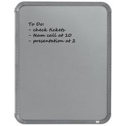 NOBO Steel Dry Erase Whiteboard Haushaltslinie 28x36 cm, silber