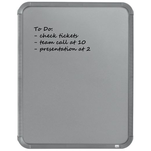 NOBO Steel Dry Erase Whiteboard Haushaltslinie 28x36 cm, silber