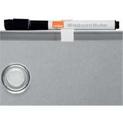 NOBO Steel Dry Erase Whiteboard Haushaltslinie 28x36 cm, silber