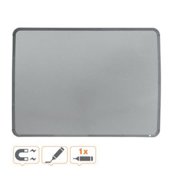 Tablica suchościeralna NOBO home line stal 43x58 cm, srebrna