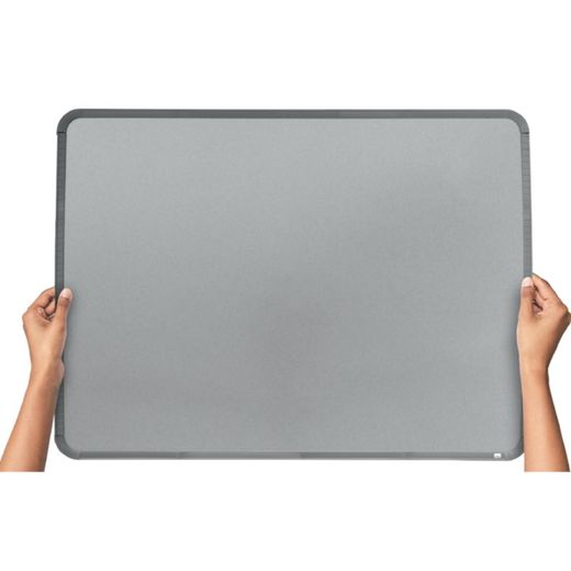Tablica suchościeralna NOBO home line stal 43x58 cm, srebrna