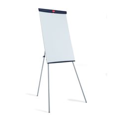 NOBO Classic Whiteboard mit Dreibeinstativ aus Melamin (Einzelhandelsverpackung), weiß