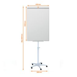 NOBO Classic Nano Clean™ Mobiles Staffeleibrett, Weiß