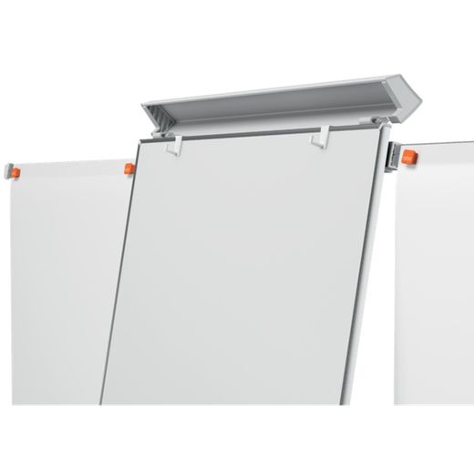 NOBO Classic Nano Clean™ mobile Whiteboard-Staffelei + ausziehbare Arme, weiß