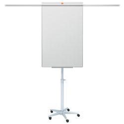 NOBO Classic Nano Clean™ mobile Whiteboard-Staffelei + ausziehbare Arme, weiß