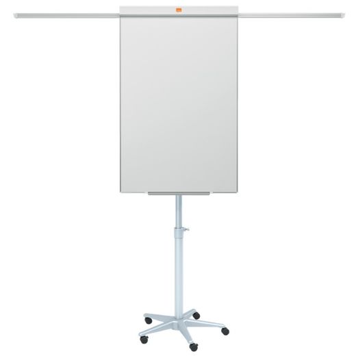 NOBO Classic Nano Clean™ mobile Whiteboard-Staffelei + ausziehbare Arme, weiß