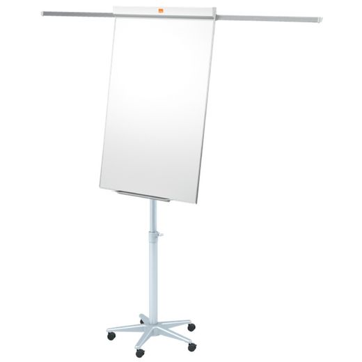 NOBO Classic Nano Clean™ mobile Whiteboard-Staffelei + ausziehbare Arme, weiß