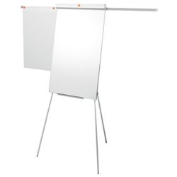 NOBO Classic Nano Clean™ staffeli whiteboard-stativ + forlængelige arme, hvid