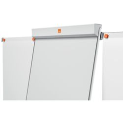NOBO Classic Nano Clean™ staffeli whiteboard-stativ + forlængelige arme, hvid
