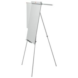 NOBO Classic Nano Clean™ staffeli whiteboard-stativ + forlængelige arme, hvid