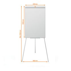 NOBO Classic Nano Clean™ Dreibein-Staffeleibrett (Einzelhandelspackung), Weiß