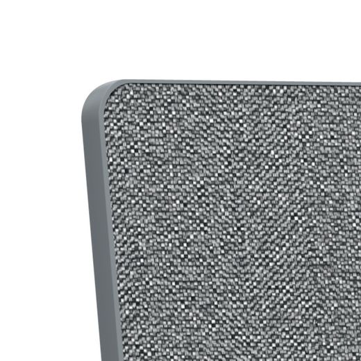 Dobbeltsidet tavle/bevægelig bærbar opslagstavle 1800 x 900 mm - Grå ramme