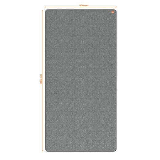 Double Sided Blackboard / Movable Portable Notice Board 1800 x 900mm - Black Frame