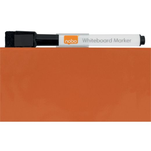 NOBO magnetisches Whiteboard 360x360 mm, orange