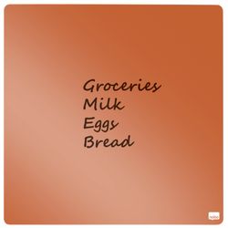 NOBO magnetisches Whiteboard 360x360 mm, orange