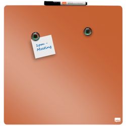 NOBO magnetisches Whiteboard 360x360 mm, orange
