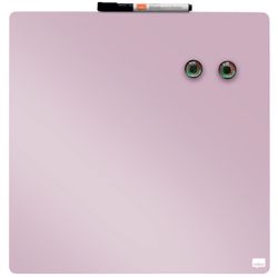 Tableau blanc domestique magnétique NOBO 360x360 mm, rose