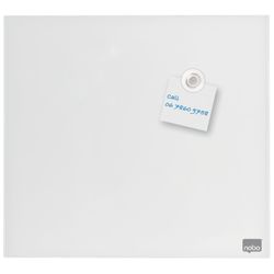 Lavagna magnetica NOBO in vetro 300x300 mm, bianca