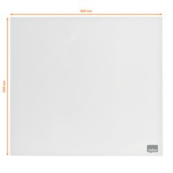 Lavagna magnetica NOBO in vetro 300x300 mm, bianca