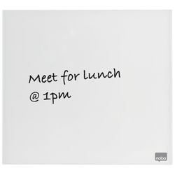 NOBO Glas-Magnettafel 450x450 mm, weiß