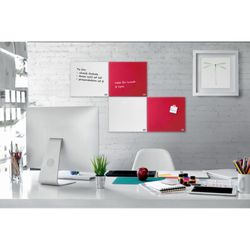 NOBO Glas-Magnettafel 450x450 mm, weiß