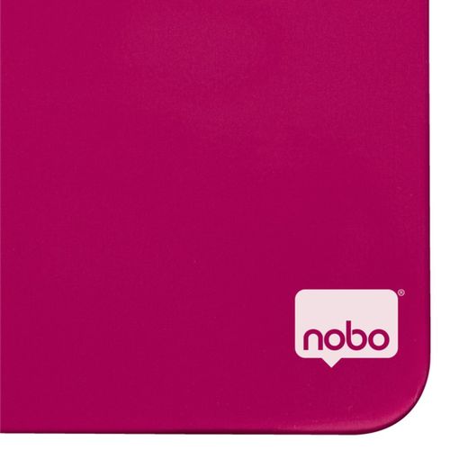 Pizarra magnética NOBO 360x360 mm, fucsia