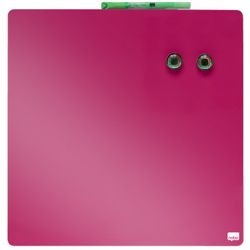 Pizarra magnética NOBO 360x360 mm, fucsia